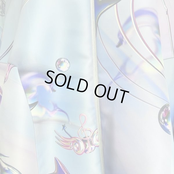 画像2: BALMUNG　グラフィックハイネックビッグパーカー　Water (2)