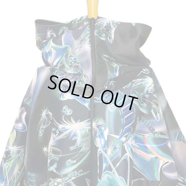 画像6: BALMUNG グラフィックハイネックビッグパーカー Black (6)