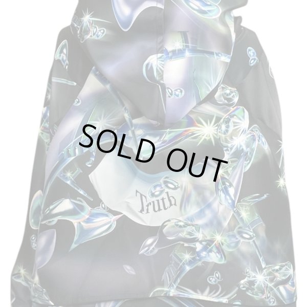 画像8: BALMUNG グラフィックハイネックビッグパーカー Black (8)