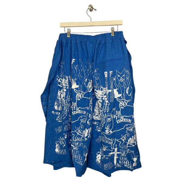 画像3: BASE MARK Simeon × Flil Wide Half Sweat BLUE (3)