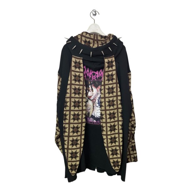 画像2: KIDILL 25SS KL927 BUNNY ZIP HOODIE HO99O9 COLLABORATION BLACK (2)