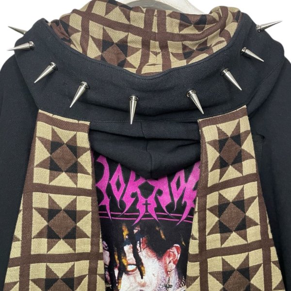 画像5: KIDILL 25SS KL927 BUNNY ZIP HOODIE HO99O9 COLLABORATION BLACK (5)