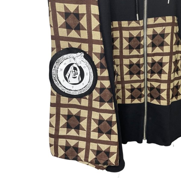 画像4: KIDILL 25SS KL927 BUNNY ZIP HOODIE HO99O9 COLLABORATION BLACK (4)