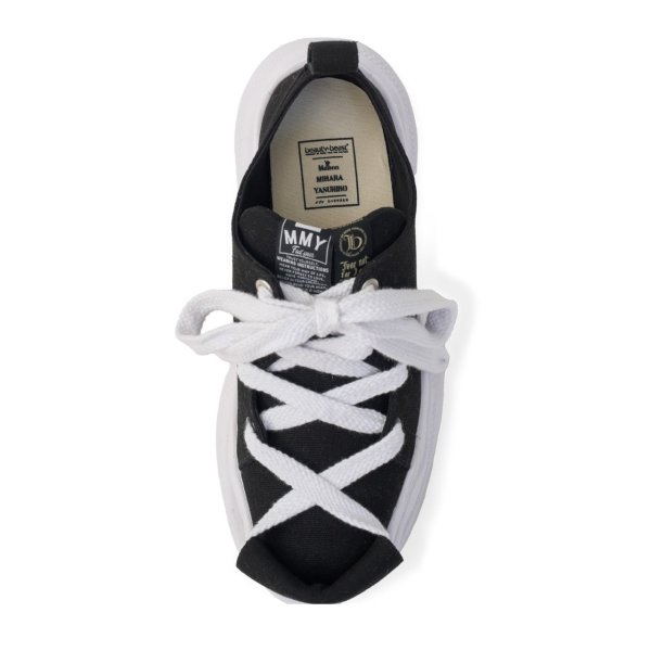 画像4: beauty:beast　ROLL-TONGUE STAINING SHOES feat. Maison MIHARA YASUHIRO (LOW CUT) / BLACK×WHITE (4)