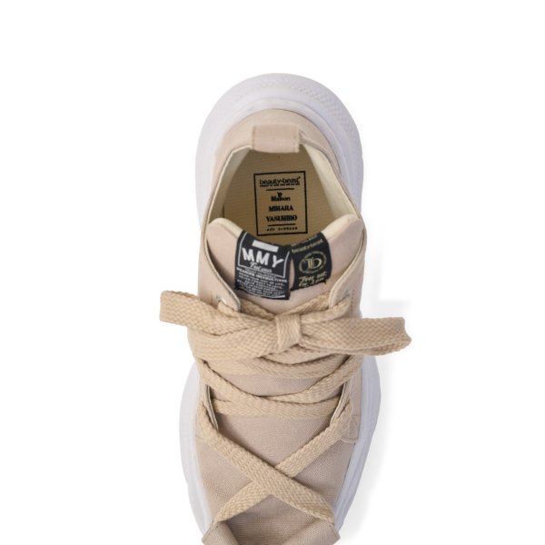 画像4: beauty:beast　ROLL-TONGUE STAINING SHOES feat. Maison MIHARA YASUHIRO (MID CUT) / BEIGE×BEIGE (4)