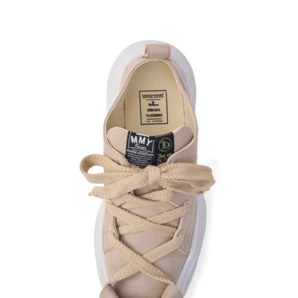 画像4: beauty:beast　ROLL-TONGUE STAINING SHOES feat. Maison MIHARA YASUHIRO (LOW CUT) / BEIGE×BEIGE (4)