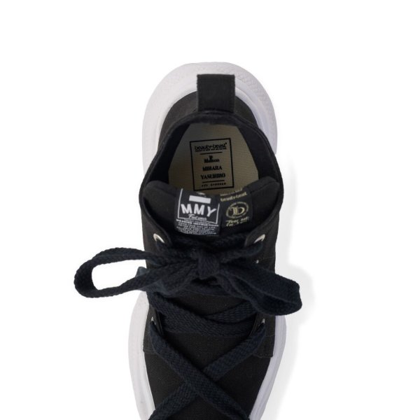 画像2: beauty:beast　ROLL-TONGUE STAINING SHOES feat. Maison MIHARA YASUHIRO (MID CUT) / BLACK ×BLACK (2)