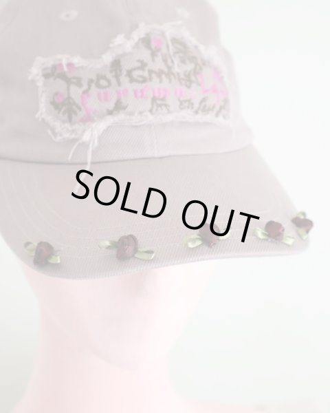 画像4: rurumu: 25SS plants embroidery logo cap grayish lavender (4)