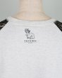 画像4: rurumu: 25SS lace raglan sleeve printed Tee ivory (4)