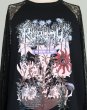画像7: rurumu: 25SS lace raglan sleeve printed Tee black (7)