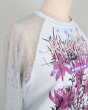 画像3: rurumu: 25SS lace raglan sleeve printed Tee light blue (3)