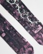 画像4: rurumu: "Unknown Plants"printed over knee socks black multi (4)