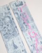 画像4: rurumu: "Unknown Plants"printed over knee socks smoky blue (4)