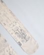 画像5: rurumu: "Unknown Plants"printed over knee socks ivory (5)