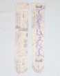 画像2: rurumu: "Unknown Plants"printed over knee socks ivory (2)