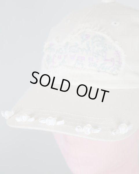 画像3: rurumu: 25SS plants embroidery logo cap  ivory (3)