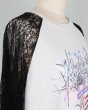 画像6: rurumu: 25SS lace raglan sleeve printed Tee ivory (6)