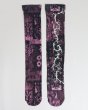 画像2: rurumu: "Unknown Plants"printed over knee socks black multi (2)