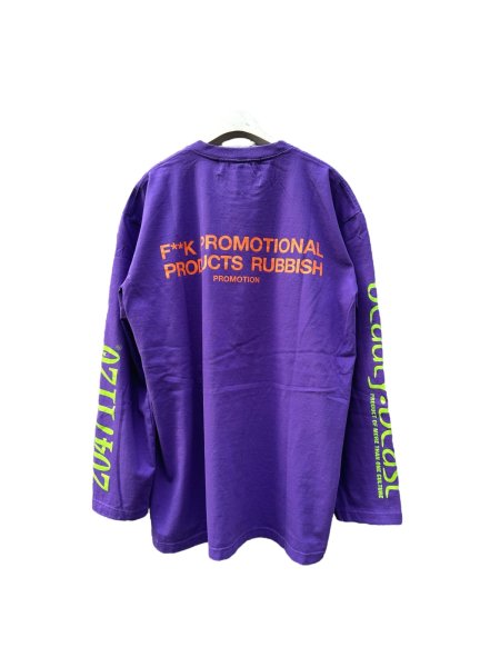 画像2: beauty:beast　20471120 COLLABORATION  L/S TEE_3　PURPLE×GREEN (2)