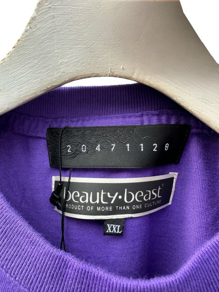 画像3: beauty:beast　20471120 COLLABORATION  L/S TEE_3　PURPLE×GREEN (3)