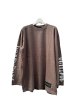 画像1: beauty:beast　20471120 COLLABORATION  L/S TEE_3　CHARCOAL×WHITE (1)