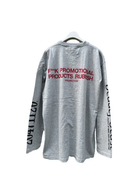 画像2: beauty:beast　20471120 COLLABORATION  L/S TEE_3　GRAY×BLACK (2)