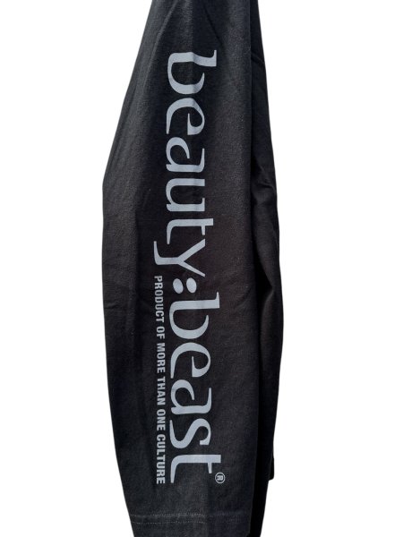 画像4: beauty:beast　20471120 COLLABORATION  L/S TEE_3　BLACK×C.GRAY (4)