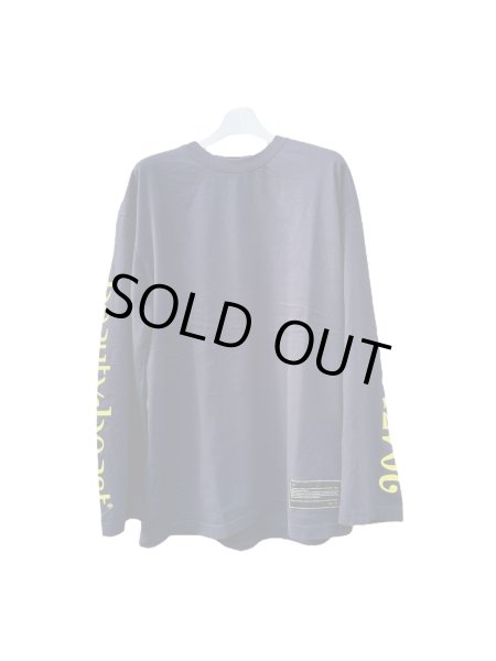 画像1: beauty:beast　20471120 COLLABORATION  L/S TEE_3　NAVY×YELLOW (1)