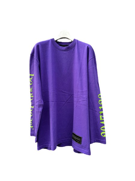 画像1: beauty:beast　20471120 COLLABORATION  L/S TEE_3　PURPLE×GREEN (1)