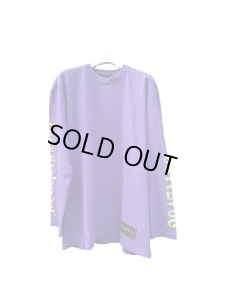 画像1: beauty:beast　20471120 COLLABORATION  L/S TEE_3　PURPLE×GREEN (1)