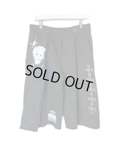 画像1: emary Ritual baggie pants BLACK/WHITE (1)