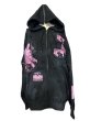 画像1: emary　Damaged Ritual girl zip　BLACK/PINK (1)
