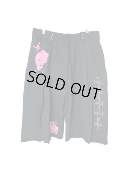 画像1: emary Ritual baggie pants BLACK/PINK (1)