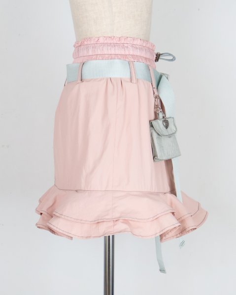 画像7: rurumu: utility detachable skirt pink (7)