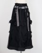 画像2: rurumu: utility detachable skirt black (2)