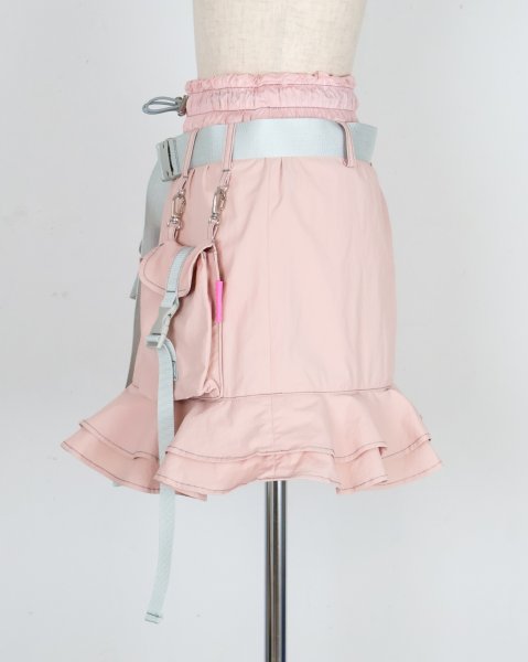 画像8: rurumu: utility detachable skirt pink (8)