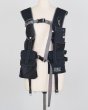 画像1: rurumu: utility pocket vest black (1)