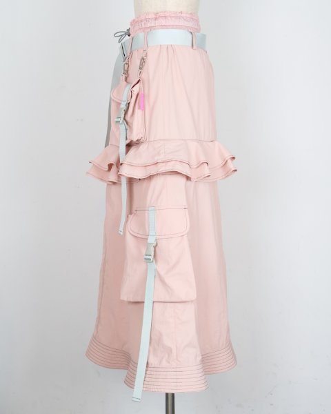 画像3: rurumu: utility detachable skirt pink (3)