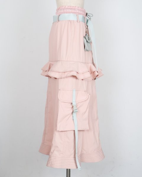 画像4: rurumu: utility detachable skirt pink (4)