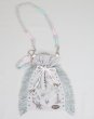 画像1: rurumu: adjustable strap jacquard pochette ivory (1)