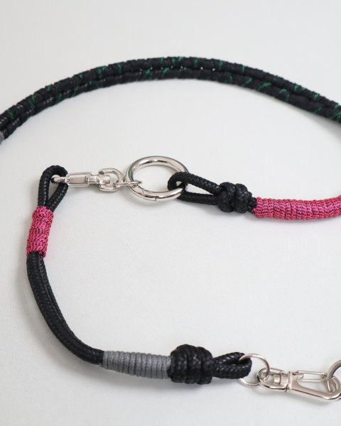 画像7: rurumu: adjustable strap jacquard pochette black (7)