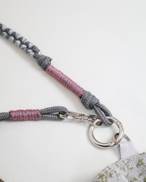 画像5: rurumu: adjustable strap jacquard pochette gray (5)