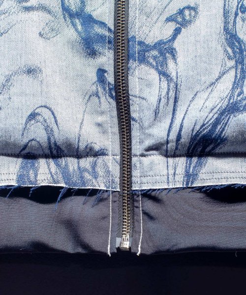 画像10: N'enuphar 家紋柄刺繍×播州織写真風ジャガード リバーシブルスカジャン (10)