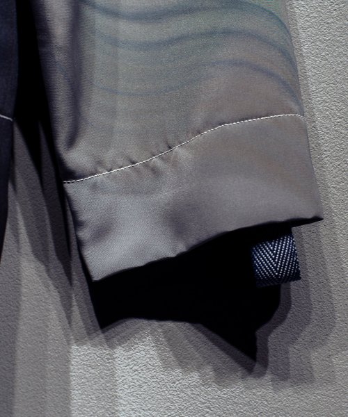 画像7: N'enuphar 家紋柄刺繍×播州織写真風ジャガード リバーシブルスカジャン (7)