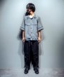 画像10: N'enuphar　家紋柄刺繍パイピングボーリングシャツ (10)