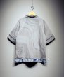 画像2: N'enuphar　家紋柄刺繍パイピングボーリングシャツ (2)