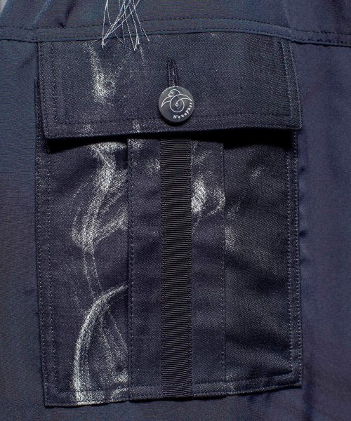 画像6: N'enuphar 家紋柄刺繍×播州織写真風ジャガード リバーシブルスカジャン (6)