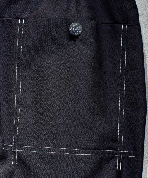 画像8: N'enuphar サイドライン フレア スリムスラックスパンツ (8)