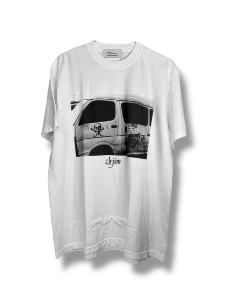 画像1: Azuma. "Blankey Jet City" Hidemi Ogata Photographs 25AH-CS-06“C.B.JIM” S/S T-SHIRT　WHITE (1)