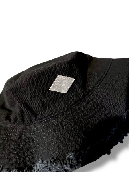 画像4: el conductorH　HEART TRIBAL EMBROIDERED BUCKET HAT　BK (4)